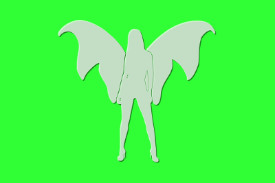 Angel Green Long, par Xavier E. G. Dierick